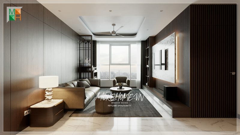 Sofa băng có tựa bọc da hiện đại sử dụng thoải mái đón tiếp khách tới chơi, cũng như những giờ tụ tập các thành viên trong gia đình trò chuyện vui chơi với nhau.
